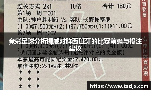 竞彩足球分析挪威对阵西班牙的比赛前瞻与投注建议